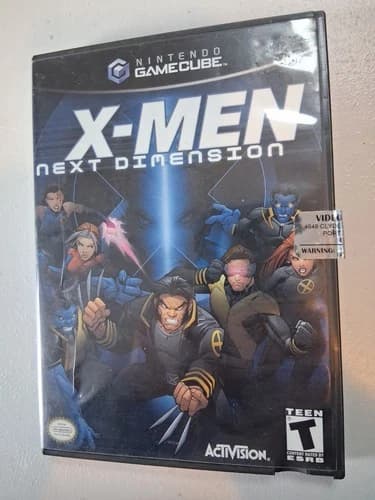 X-Men: Next Dimension (Nintendo GameCube, 2002) - Complete w/ Manua And Reg Card