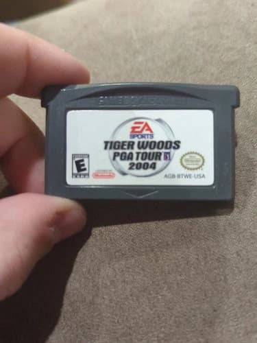 Tiger Woods PGA Tour 2004 Tested Authentic Nintendo GBA Game Boy Advance