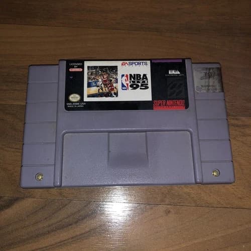 NBA Live 95 (Super Nintendo SNES, Game) - Basketball - Cartridge Only - TESTED