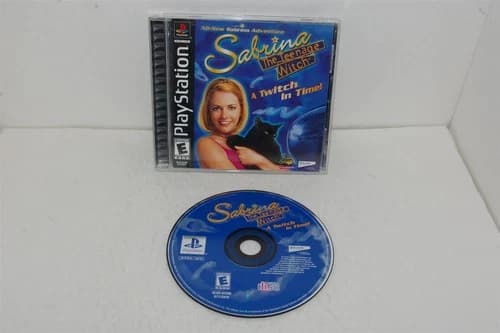 Sabrina: The Teenage Witch Twitch in Time Sony Playstation 1, 2001 PS1 Complete