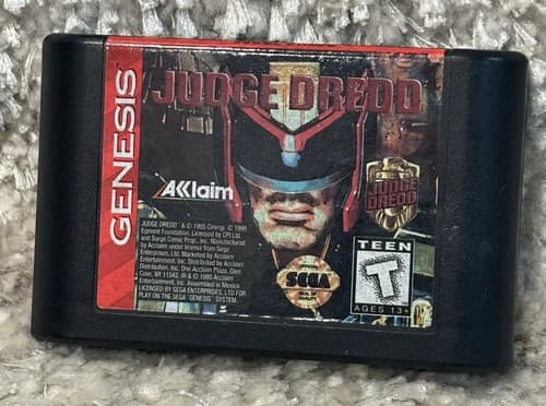 Judge Dredd (Sega Genesis, 1995) Loose Cartridge