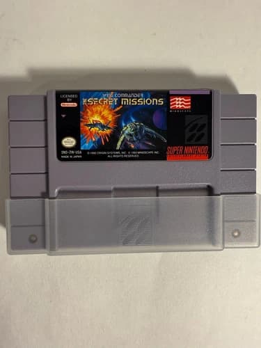Wing Commander: The Secret Missions (SNES, 1993) SNES - Tested And Working