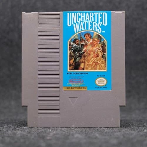 Uncharted Waters (NES) Loose Cart Only - Authentic Great Cond