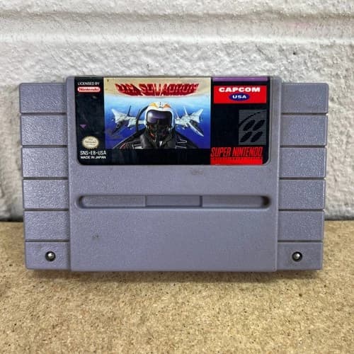 UN Squadron SNES Super Nintendo Authentic Game Cartridge