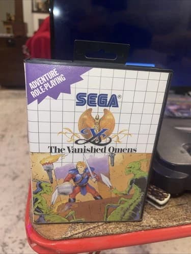 Ys The Vanished Omens Sega Master Complete CIB Authentic Free Shipping