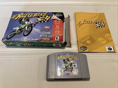 Excitebike 64 (Nintendo 64 N64) Complete - Tested - Authentic