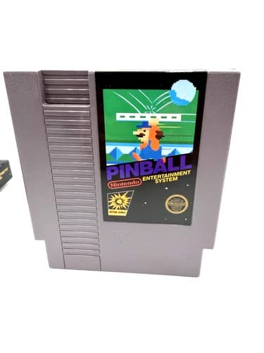 Pinball (Nintendo NES 1985) Authentic Complete With clean Box