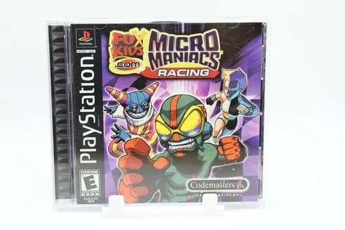 FoxKids.com Micro Maniacs Racing Sony PlayStation 1 2000 CIB W. Reg Card Tested