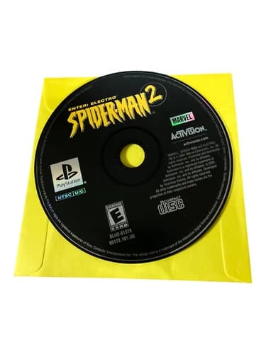 Sony PlayStation 1 PS1 Disc Only Tested Spider-Man 2: Enter Electro BL