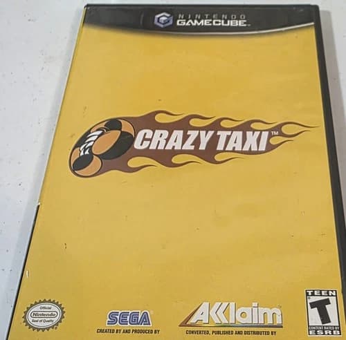 Nitendo Game Cube Crazy Taxi Game 2001