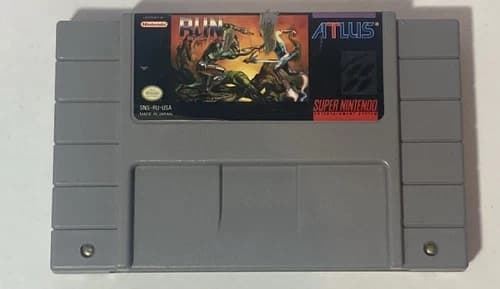 Run Saber (Super Nintendo SNES, 1993) Authentic Cartridge – Tested & Working