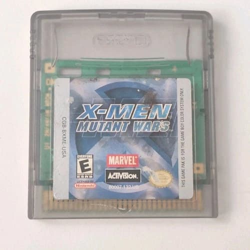 X-Men: Mutant Wars Nintendo Gameboy Color GBC Game Authentic Tested
