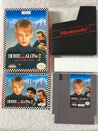 Home Alone 2: Lost in New York NES Nintendo CIB Tested Working
