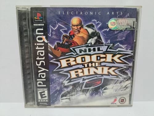 NHL Rock the Rink Playstation PS1 Complete Tested Video Game Sony