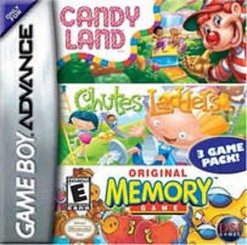 Candy Land/Chutes and Ladders/Memory - Game Boy Advance GBA Game