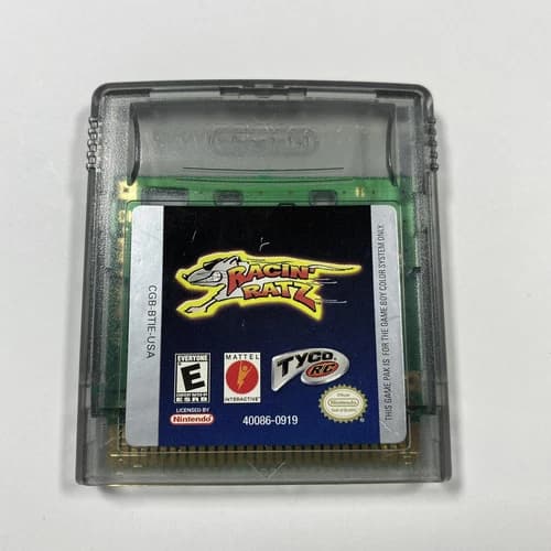 Racin' Ratz Racing Rats Nintendo Game Boy Color Cartridge GBC Tested