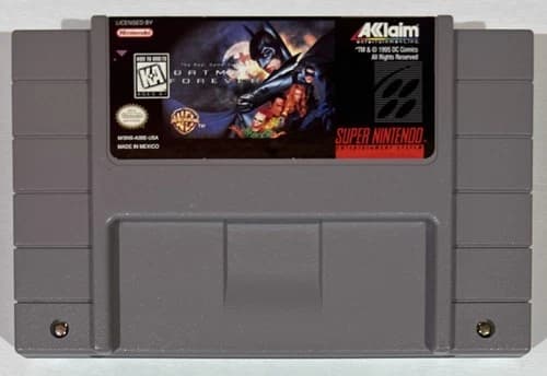 Batman Forever (Super Nintendo Entertainment System, SNES 1995) Tested