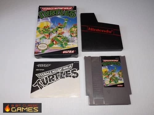 Teenage Mutant Ninja Turtles COMPLETE BOX - NINTENDO NES FAST SHIPPING! 519a