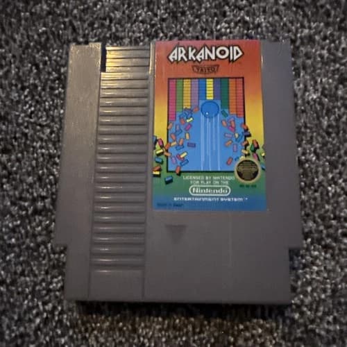 Arkanoid NES Authentic Cartridge, Tested, Working