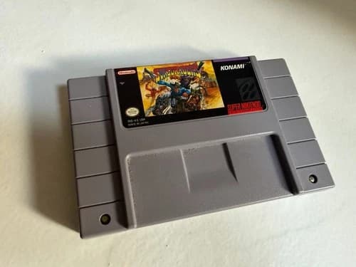 Konami Sunset Riders Super Nintendo SNES Game Cartridge NTSC-U/C 1992 US/Canada