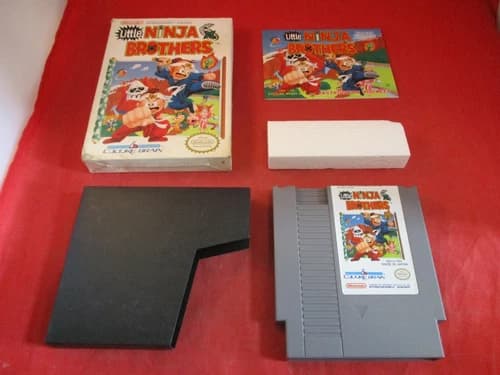 Little Ninja Brothers (Nintendo Entertainment System, 1990) NES COMPLETE w/ Box