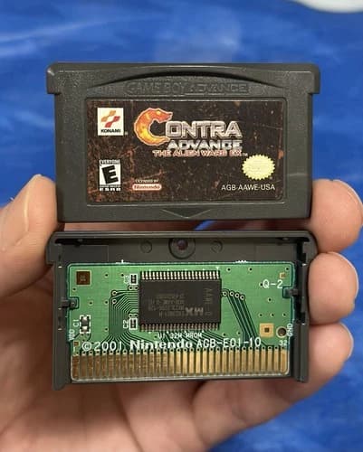 Contra Advance: The Alien Wars EX GameBoy Advance GBA Authentic Tested