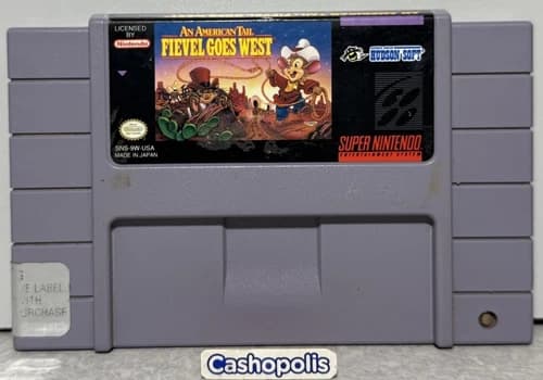 An American Tail Fievel Goes West Super Nintendo SNES Cart Only Authentic Game