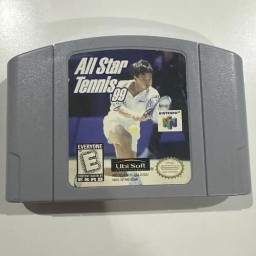 All Star Tennis 99 (Nintendo 64, 1999) Cartridge Only - Tested