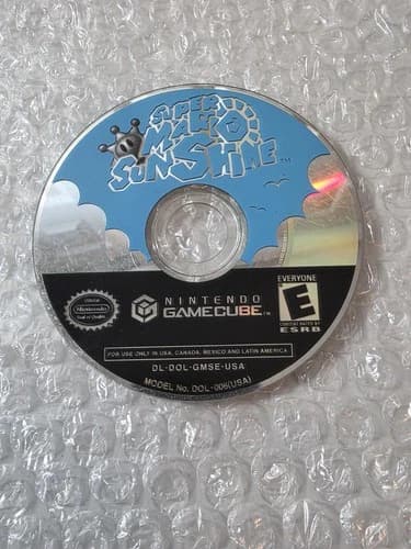 Super Mario Sunshine (Nintendo GameCube, 2002) Disc Only - Tested