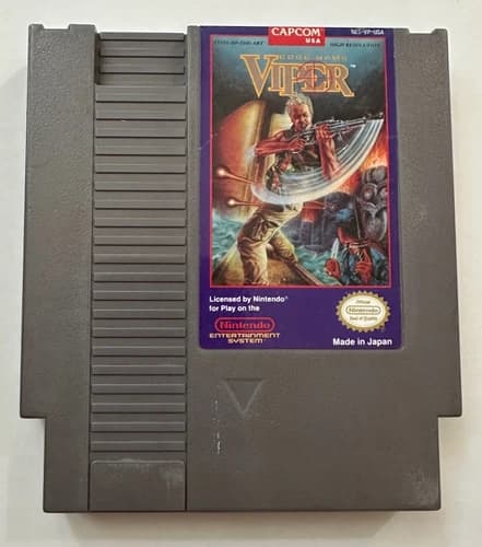 Code Name Viper NES Game Loose Tested Clean Label