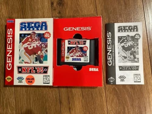 Sega Sports NFL '95 Sega Genesis Complete Tested