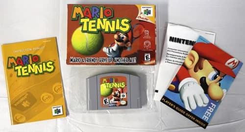 Mario Tennis - Nintendo 64 (N64, 2000) CIB 🌟
