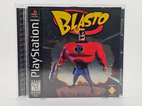 Sony Playstation 1 PS1 Blasto CIB Cleaned & Tested
