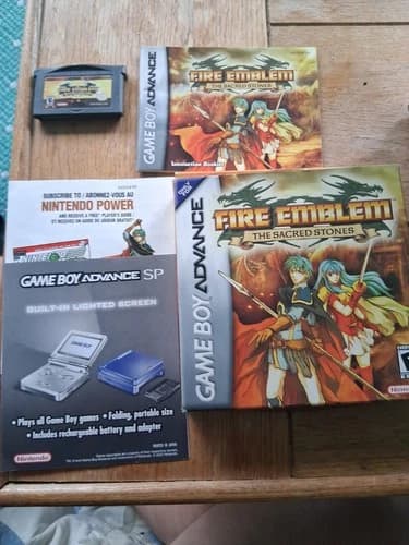 Nintendo Game Boy Advance Fire Emblem The Sacred Stones Complete