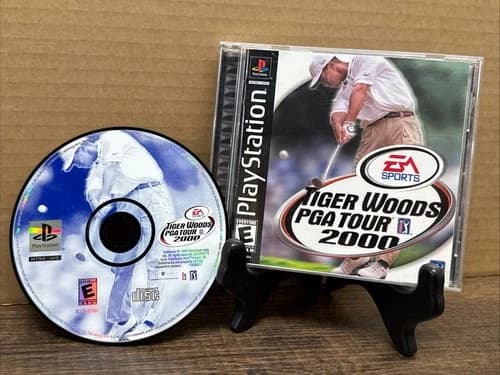 Tiger Woods PGA 2000 - Sony PlayStation 1 PS1 EA Sports Free Shipping