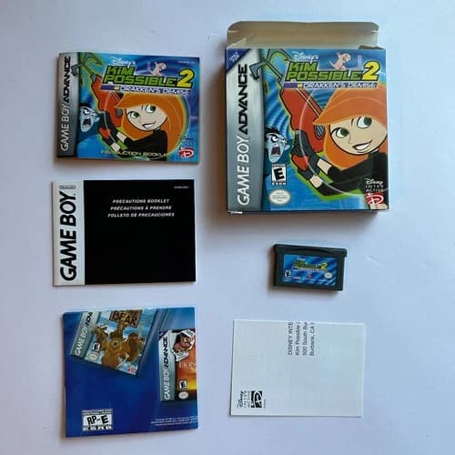 Kim Possible 2: Drakken's Demise Nintendo Game Boy Advance GBA CIB Complete