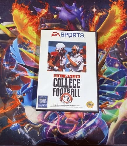 Bill Walsh College Football (Sega Genesis) Complete | Tested - Free Shipping!