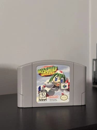 Mischief Makers N64 Nintendo 64, 1997 Authentic Tested MINT Condition