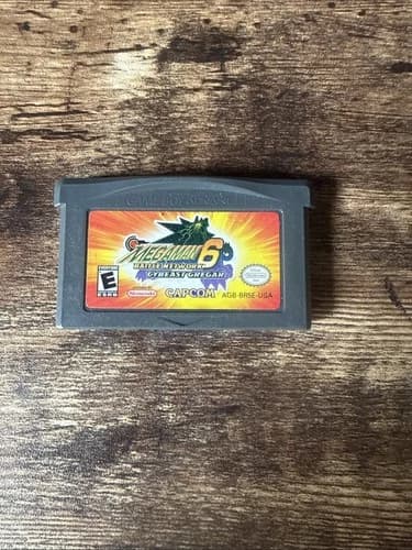 Mega Man Battle Network 6 Six Cybeast Gregar megaman Gameboy Advance GBA TESTED!
