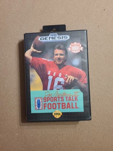 Joe Montana II Sports Talk Football (Sega Genesis, 1991) CIB Complete TESTED 2