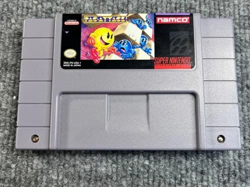 Pac Attack SNES Super Nintendo Video Game Cartridge VERY GOOD WORKS!