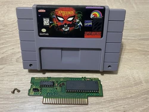 Spider-Man Super Nintendo Entertainment System SNES - Authentic Tested