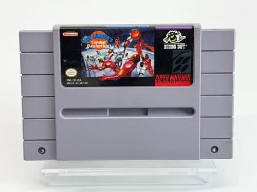 Bill Laimbeer's Combat Basketball (Super Nintendo SNES) Video Game Authentic