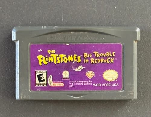 The Flintstones Big Trouble in Bedrock - Nintendo Game Boy Advance