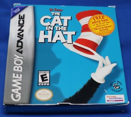 Dr. Seuss' The Cat in the Hat (Nintendo Game Boy Advance) ~ CIB