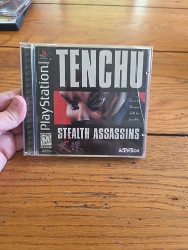 Tenchu: Stealth Assassins PS1 Sony PlayStation 1 CIB Complete In Box Black Label