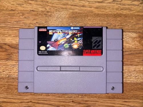 Earth Defense Force (Super Nintendo SNES, 1992) CART ONLY, TESTED & WORKING