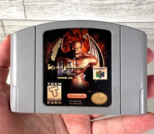 Killer Instinct Gold (Nintendo 64 1997) N64 Authentic Cartridge Only Tested