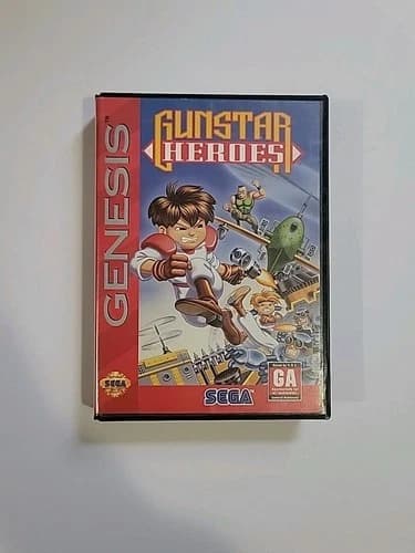 Gunstar Heroes (Genesis, SEGA, 1993) Complete