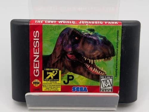 The Lost World: Jurassic Park (Sega Genesis, 1997) Authentic Game Cartridge